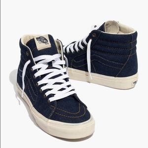 Madewell Denim High Top Vans